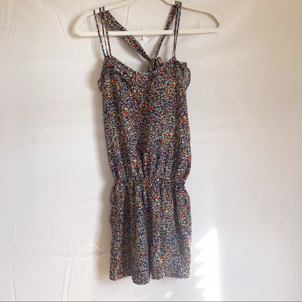 🌻BCBG MULTICOLORED ROMPER